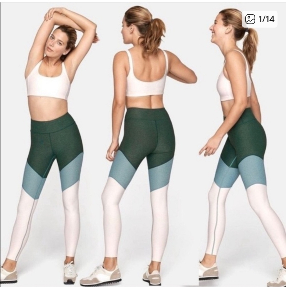 NWOT Outdoor Voices 7/8 Springs Colorblock Leggings Small